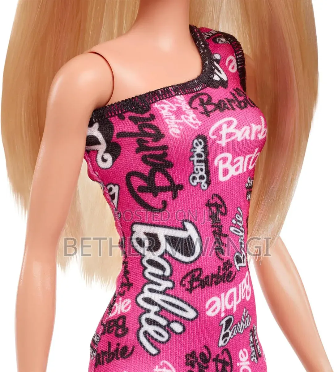 Original Barbie Fashion Doll With Staight Blonde Hair