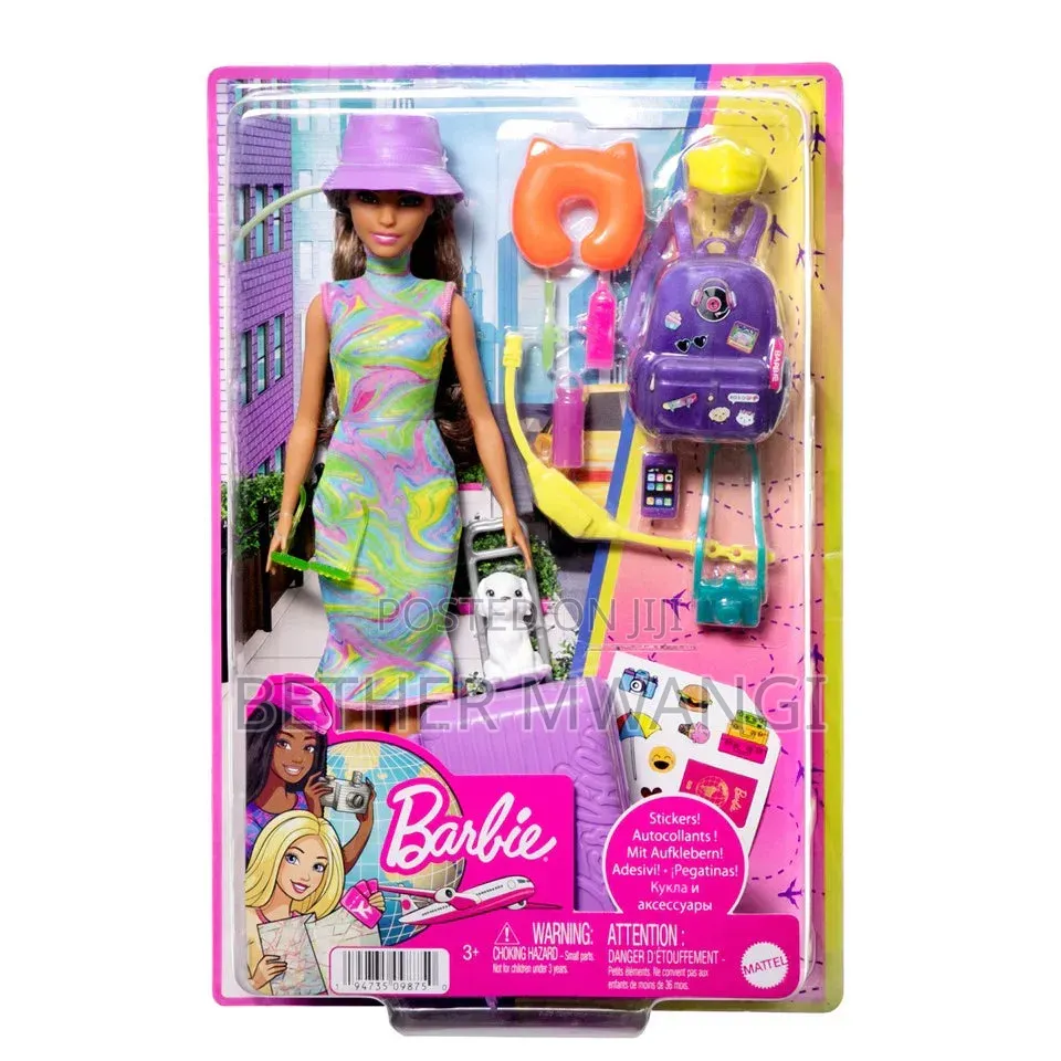 Barbie Doll Travel Set With Teresa Doll Puppy