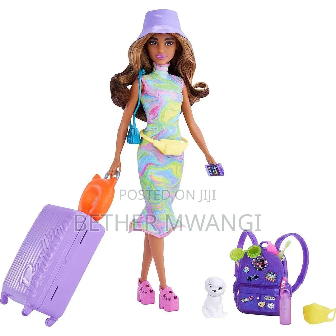 Barbie Doll Travel Set With Teresa Doll Puppy