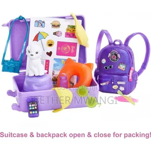 Barbie Doll Travel Set With Teresa Doll Puppy
