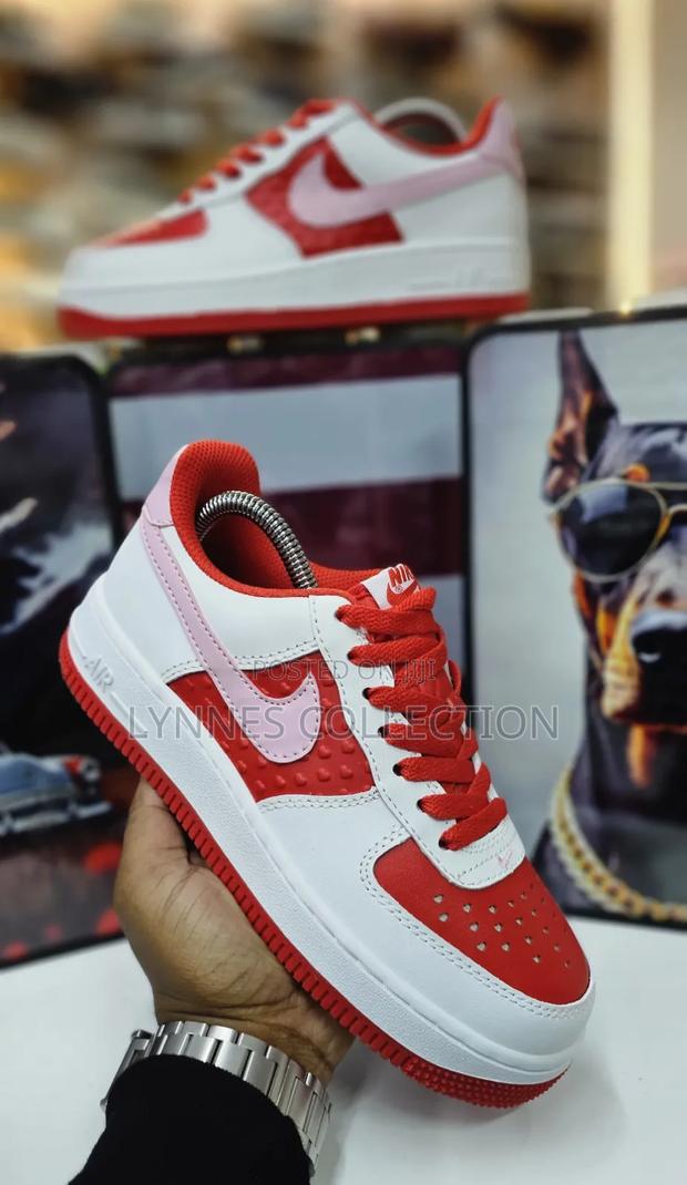 High Quality Nike Air Force 1 Custom Red - Premium Streetwear Sneakers