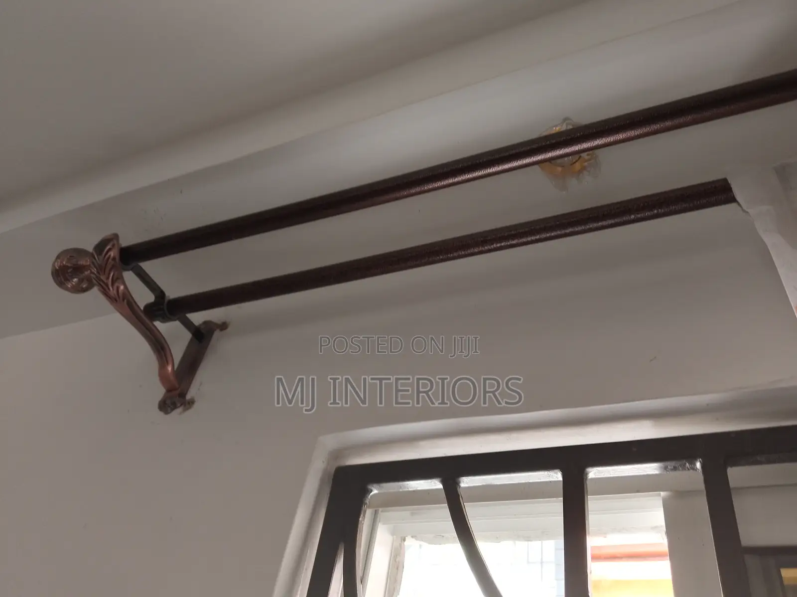 Jua Kali Rods With Cobra End Flowers