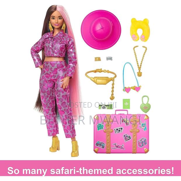 Barbie Extra Fly Safari Articulated Doll With Fashion Set - thumbnail 4