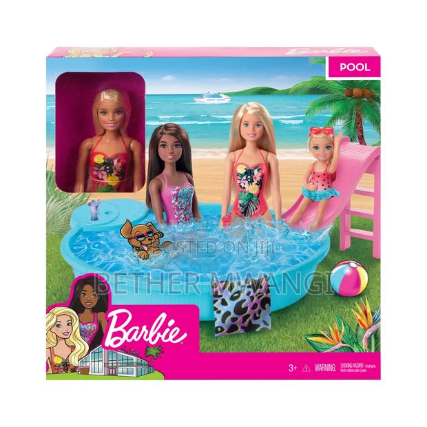 Barbie Doll Pool Playset - main view