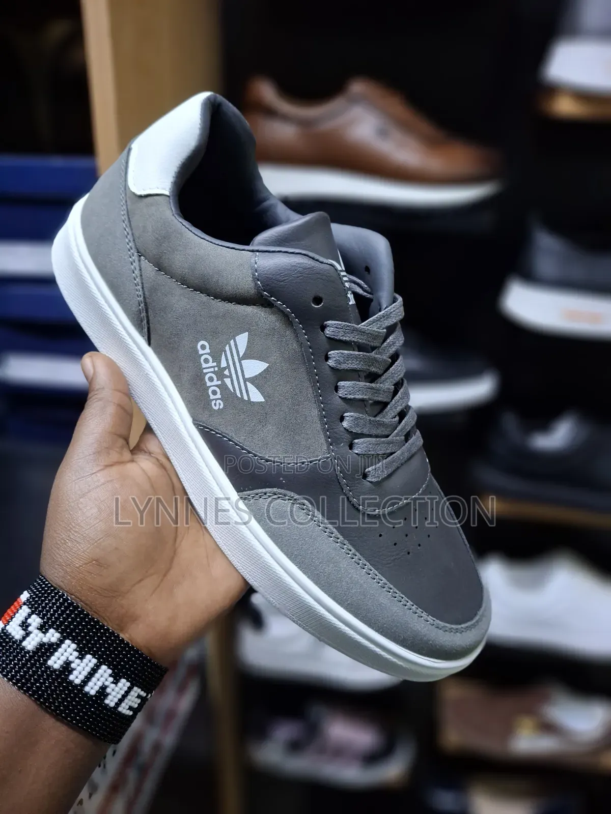 Adidas Casuals Gray/White - Classic Everyday Street Shoes