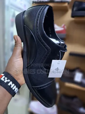 New Style All Black Official Leather Shoes - Premium Formal Footwear