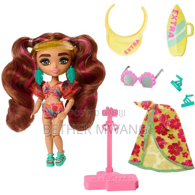 Barbie Extra Fly Mini Dolls - Beach Doll - thumbnail 3