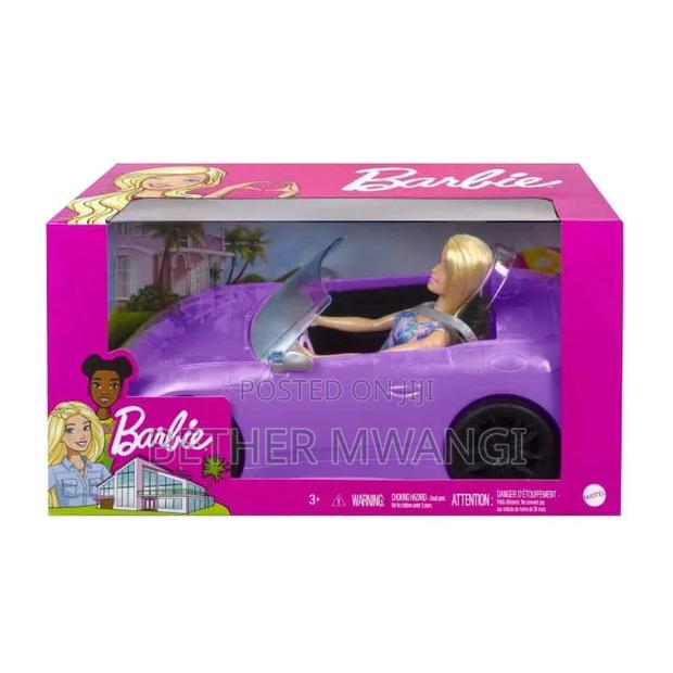 Barbie Convertible Car With Doll - main view