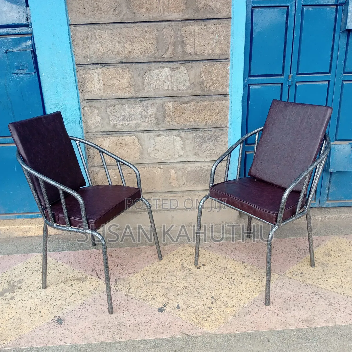 Expresso Brown Chiselled Chairs