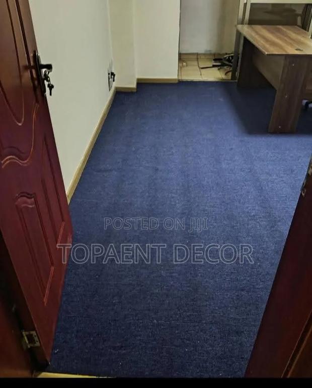 Office Delta 4mm Thick Wall to Wall Navy Blue Office Carpets