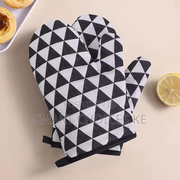 2pcs Cotton Linen Oven Gloves - thumbnail 6