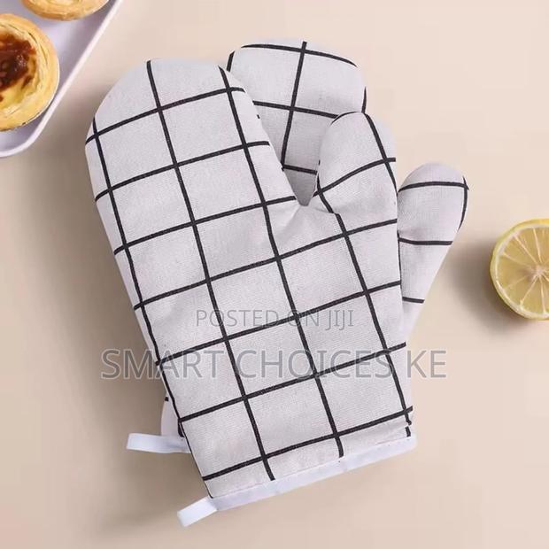 2pcs Cotton Linen Oven Gloves - thumbnail 8