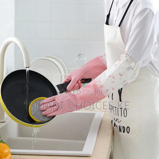 Long Silicon Waterproof Kitchen/Household Gloves - thumbnail 7