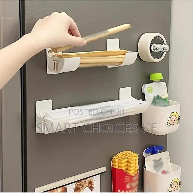 2pcs Non-Drilling Kitchen Storage Rack - thumbnail 6