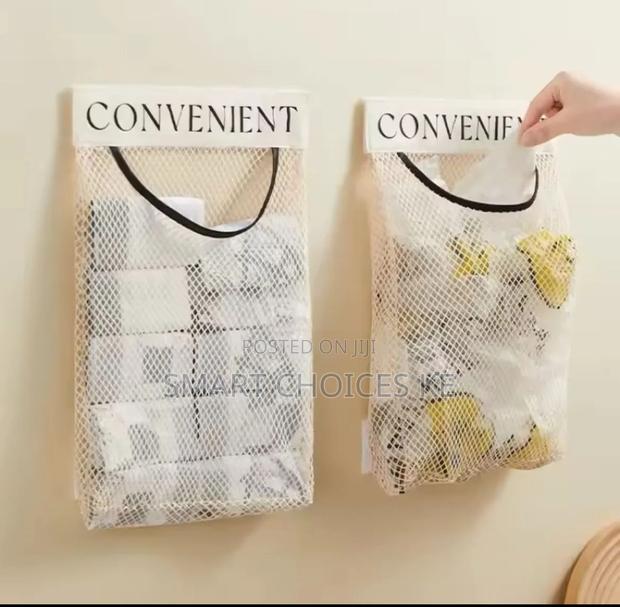 Mesh Hanging Storage Bags/Kitchen Garbage Bag Storage - thumbnail 5