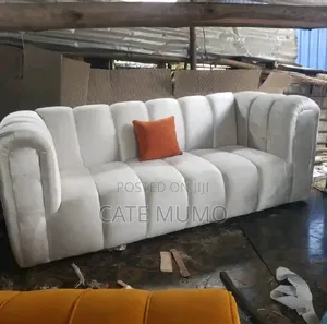 A White Chester 3 Seater Sofa