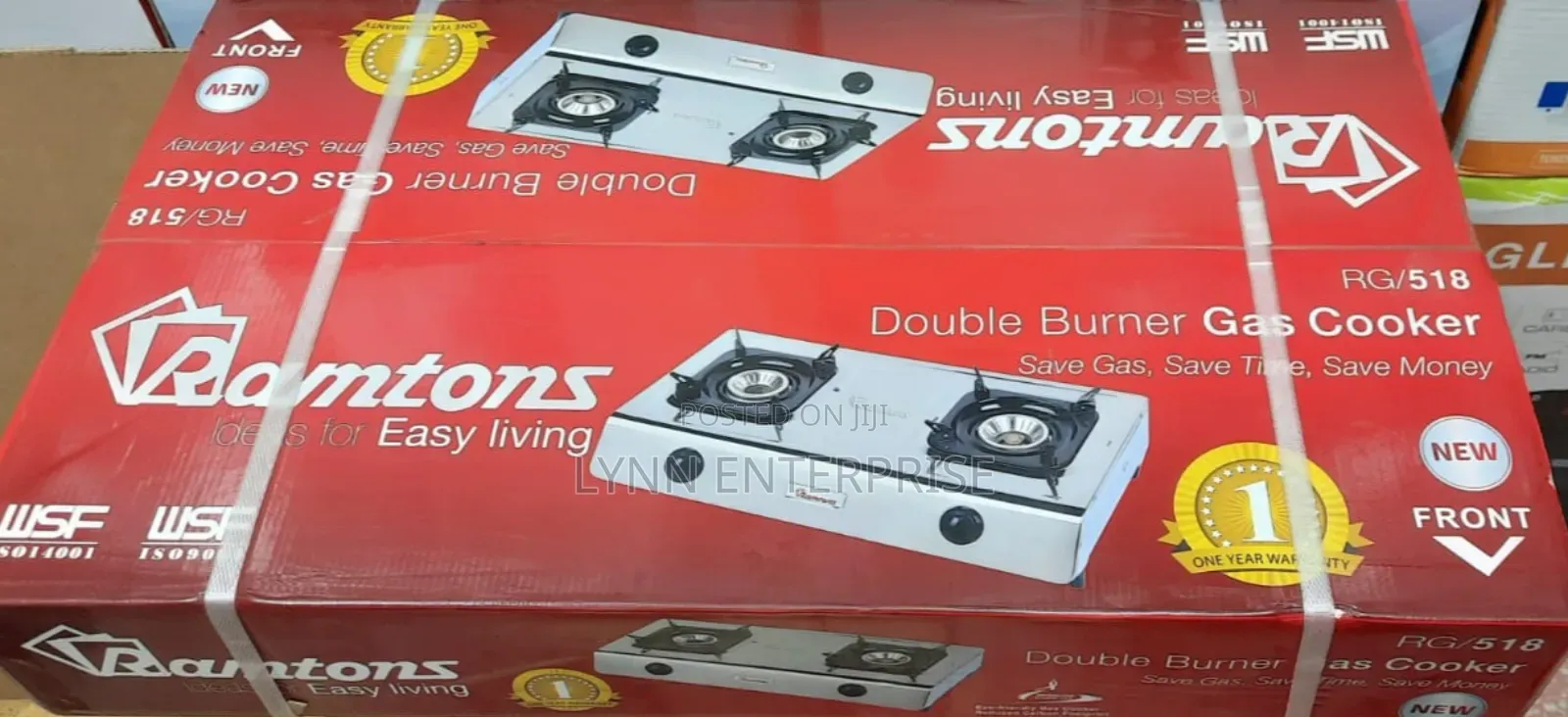 *Ramtons 2burner Rg518