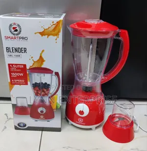 *Smartpro Blender 1.5l SBL 100r 2in1 Plastic Jar.