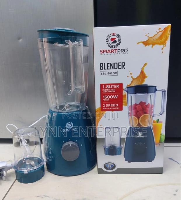 *Smartpro Blender 1.8l 2in1 Plastic 200gr
