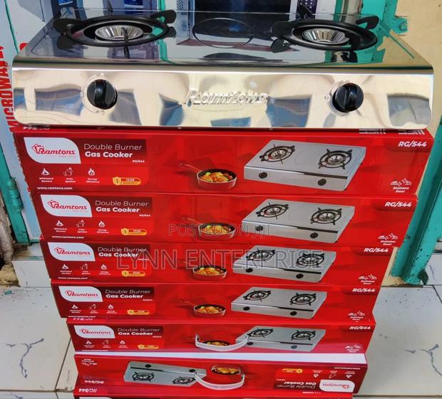 *Ramtons 2burner Stainless Steel Gas Cooker Rg 544