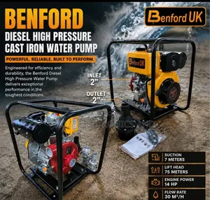 Benford High Pressure Water Pump 2" Inch 14 Hp