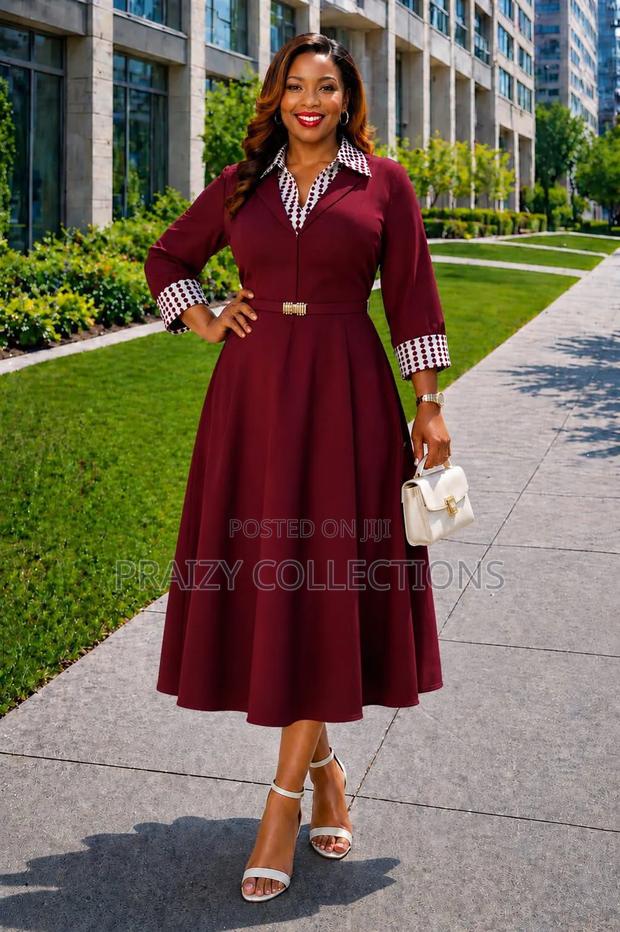 Elegant Maxi Skater Dress