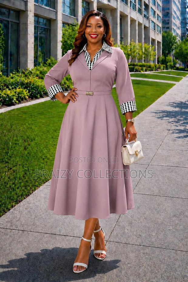 Elegant Maxi Skater Dress - thumbnail 2