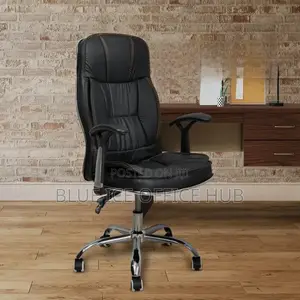 Ergonomic Swivel Chair With Latex Cushion Chrome Base