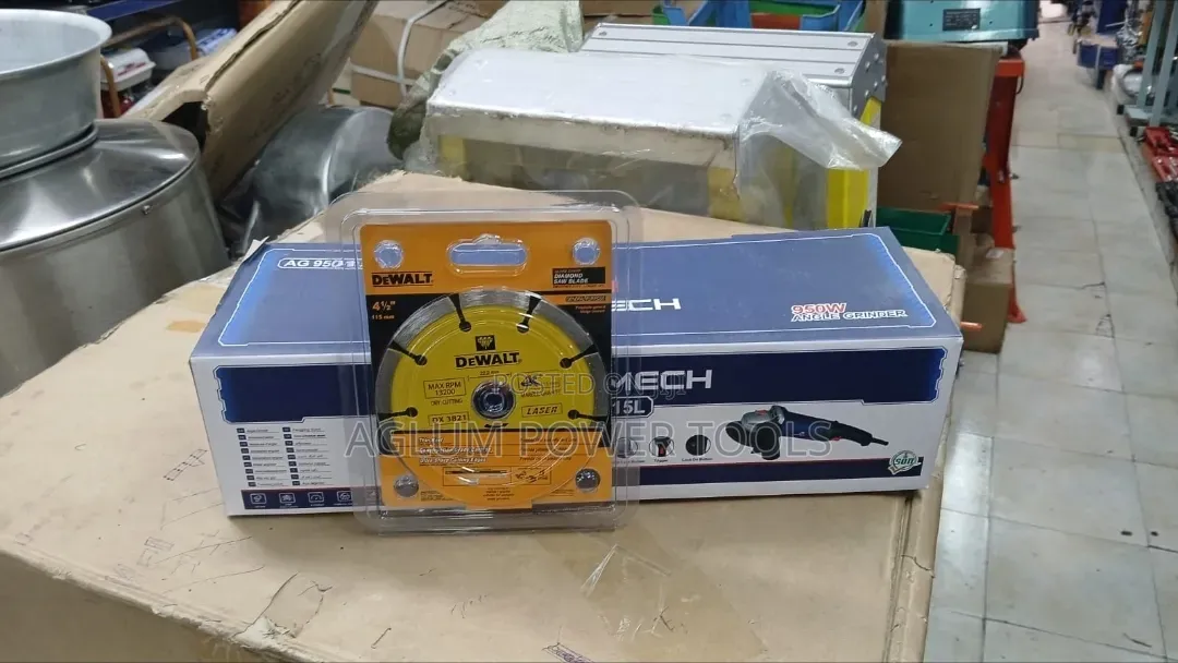 Angle Grinder With Wall Cutting Disc Combo