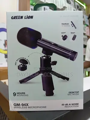 This Is a Green Lion Gm-94x Wireless Microphone.