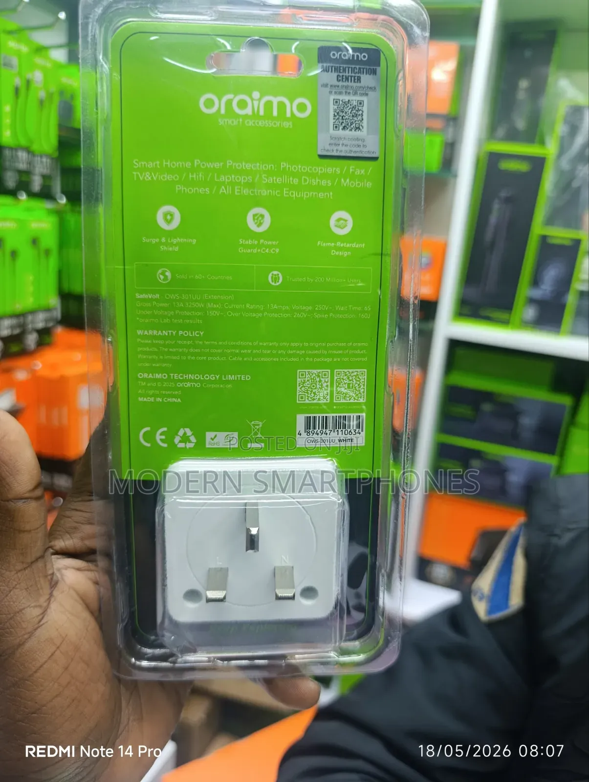 Oraimo Fridge / Tv Guard Home Appliances Protection