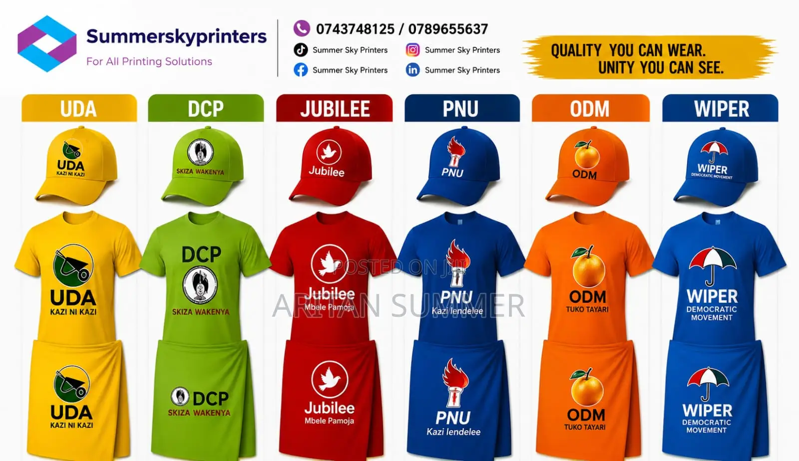 Branding, Designing and Printing.