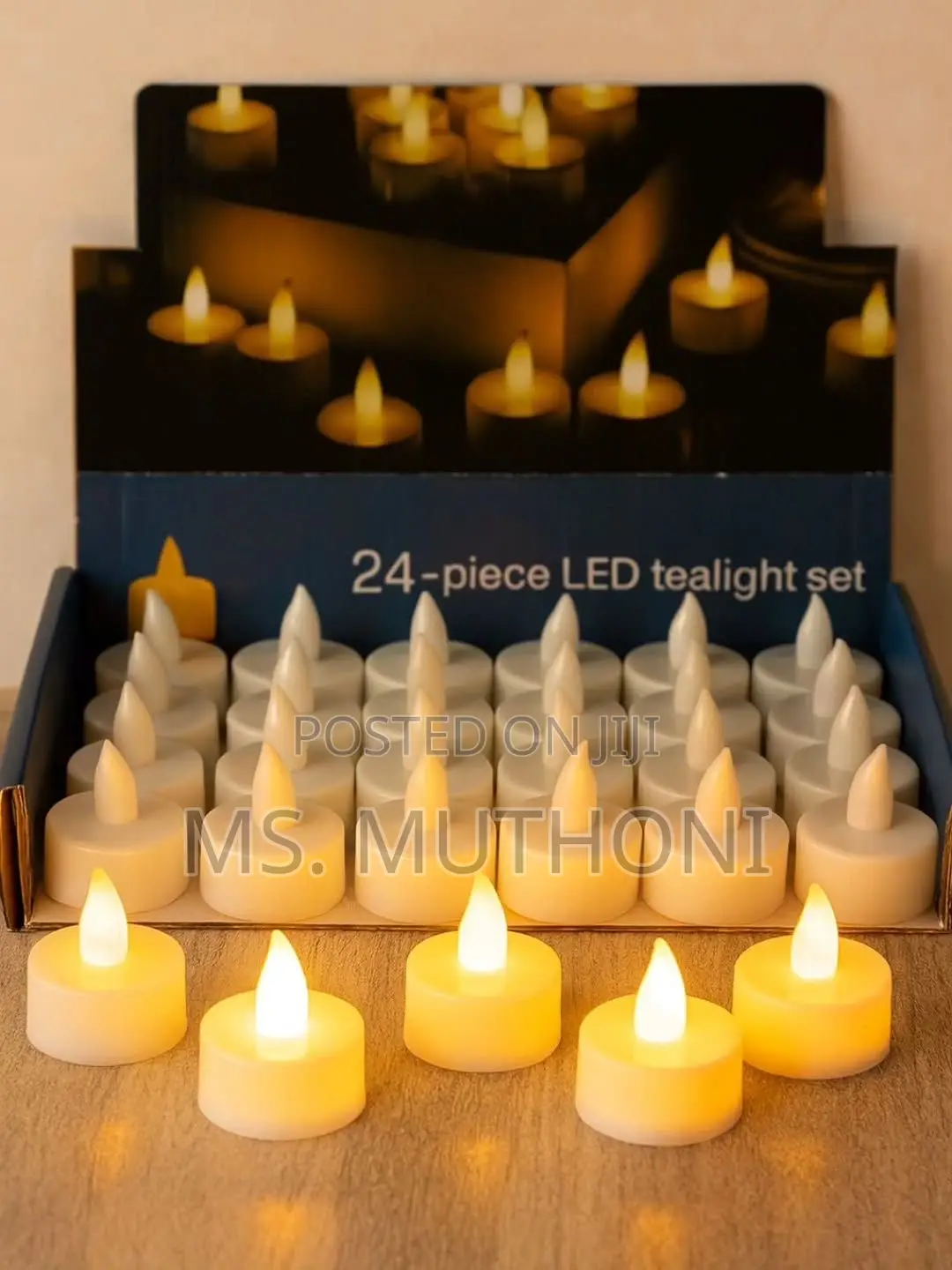 Decorative Flameless Candles (24 Pcs)