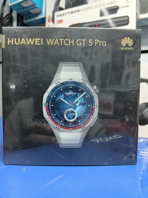 This Is a Huawei Watch Gt 5 Pro in Silver. - thumbnail 3
