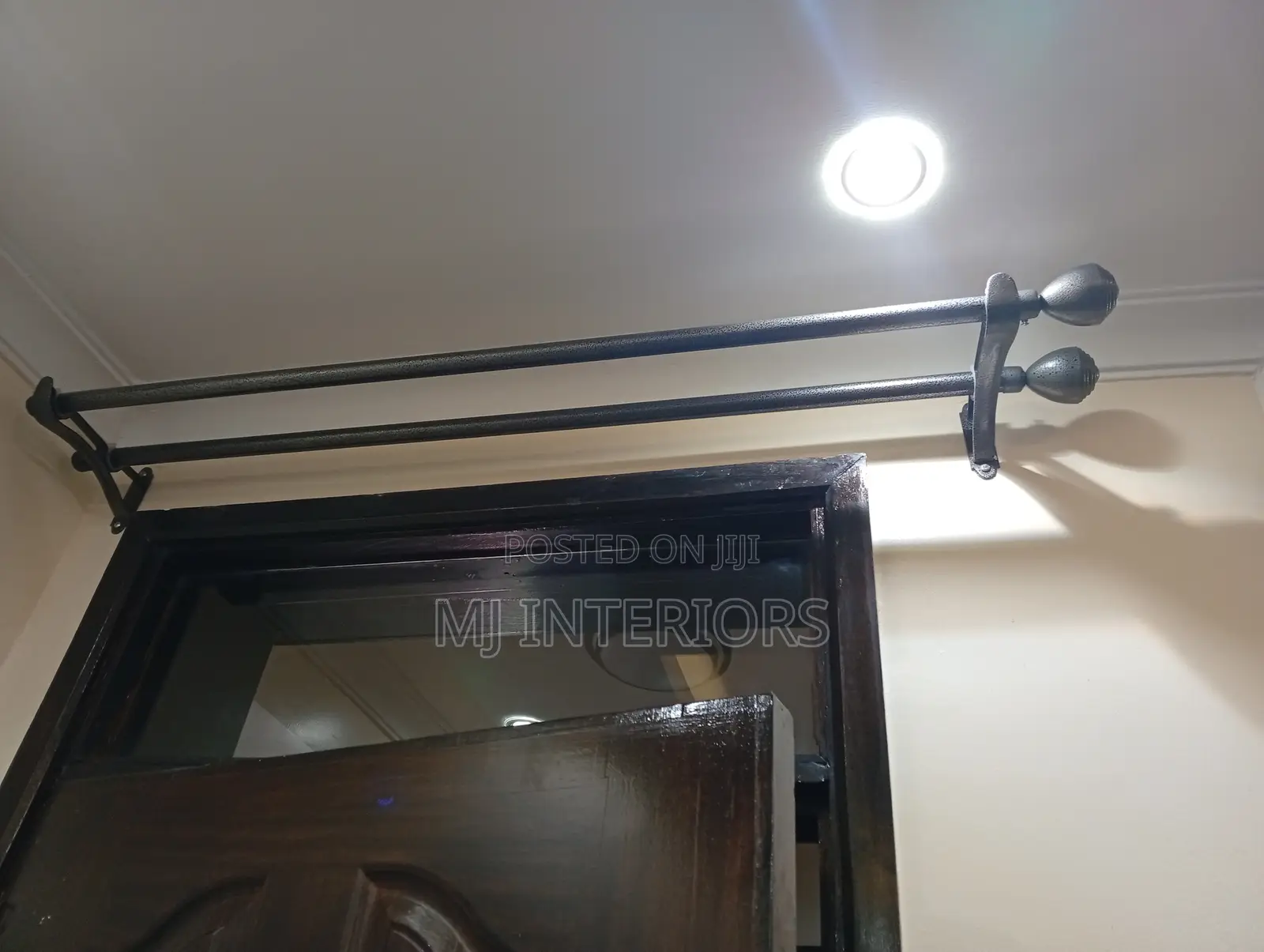 Jua Kali Curtain Rods for Sale - 1m to 5m Double Single