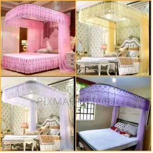 Elegant 2 Stand Mosquito Net With Rails 5x6