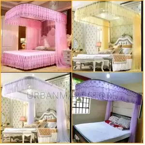Elegant 2 Stand Mosquito Net With Rails 5x6