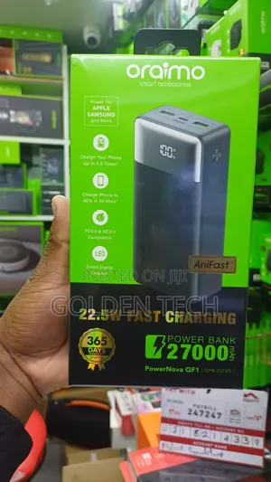 Oraimo Powernova Qf1 27000mah 22.5w Digital Display Power Bank