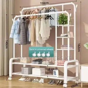Garment Rack Floor Standing Clothes Hanger