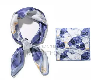 Lady / Gents Fashion Flower Kerchief Scarf