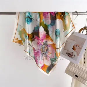 Lady / Gents Fashion Flower Kerchief Scarf