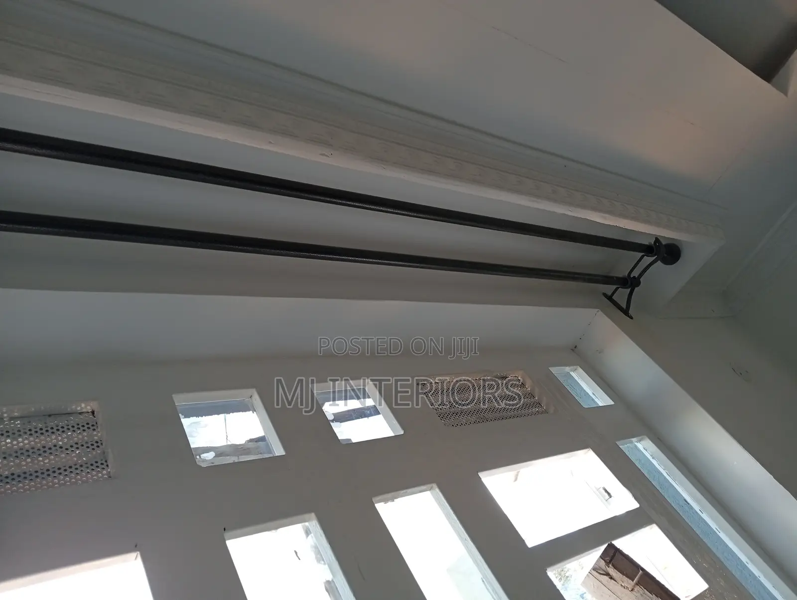 Modern Powder Coated Jua Kali Curtain Rods - All Sizes