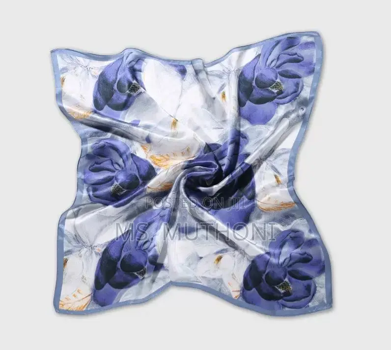 Lady / Gents Fashion Flower Kerchief Scarf
