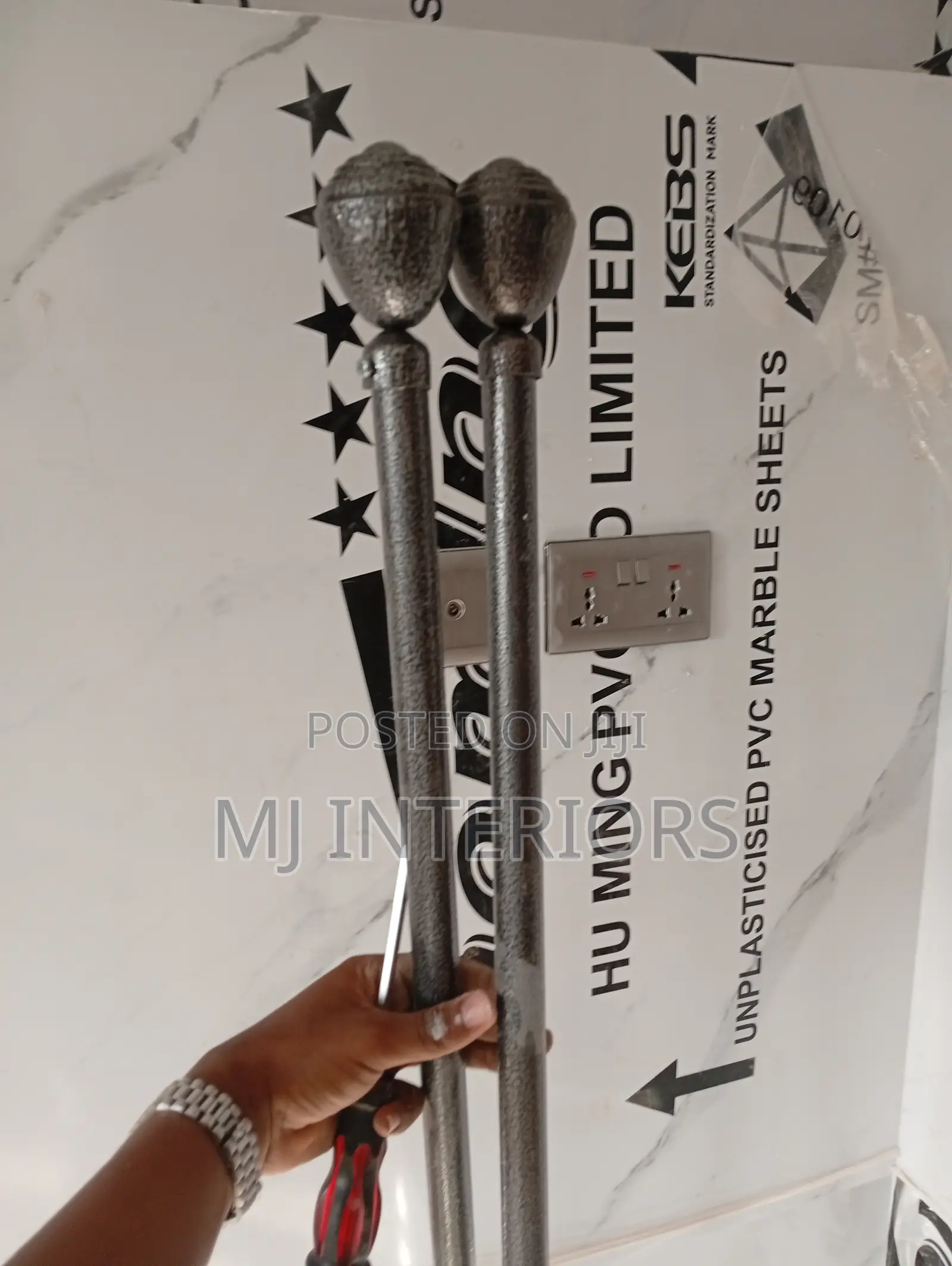 Jua Kali Curtain Rods Supply Installation Nairobi