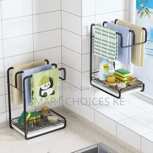 Sink Caddy Soap Dish Holder With Tray