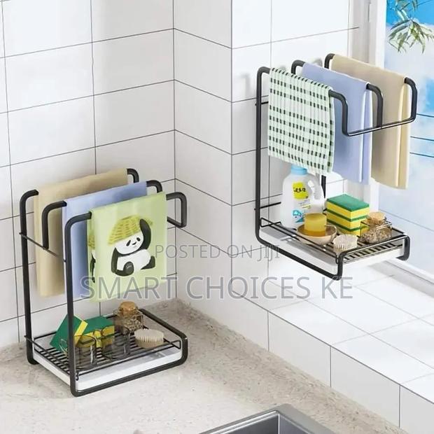 Sink Caddy Soap Dish Holder With Tray