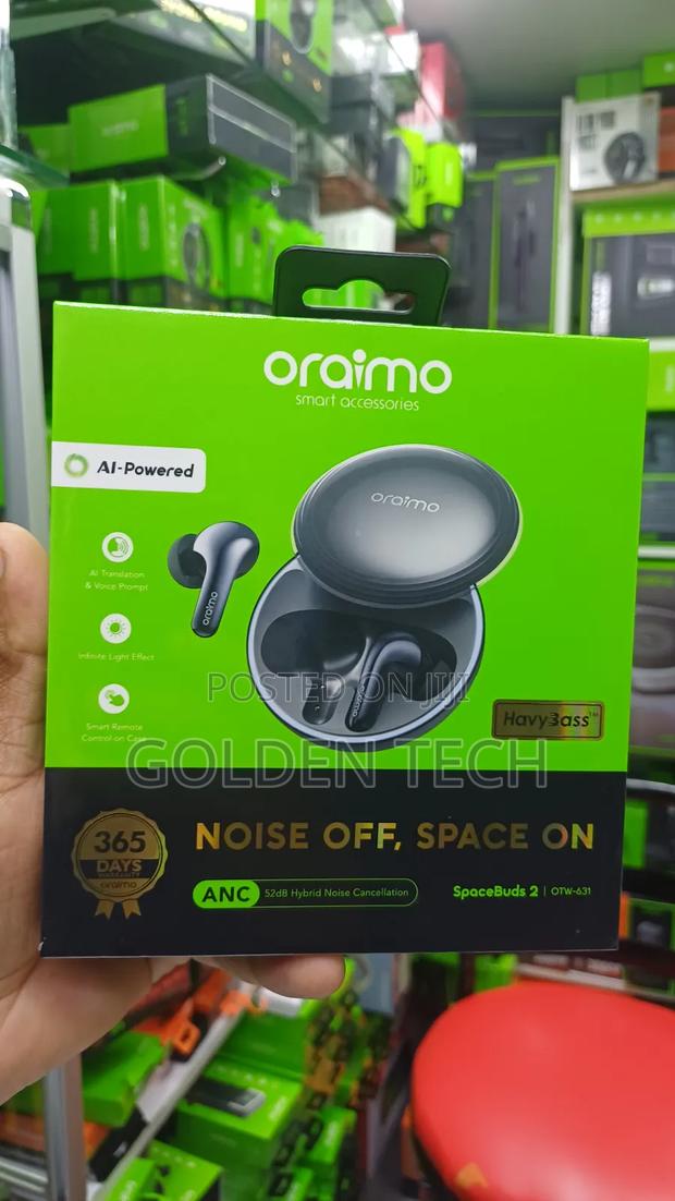 Oraimo Spacebuds 2 Ai-Powered Bluetooth Earbuds