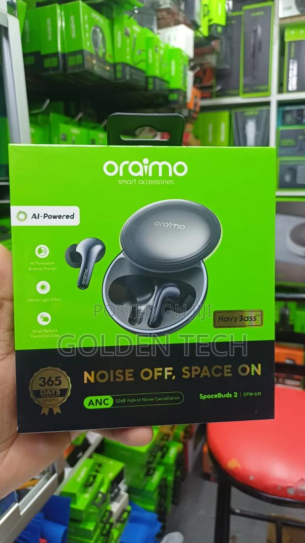 Oraimo Spacebuds 2 Ai-Powered Bluetooth Earbuds - thumbnail 2