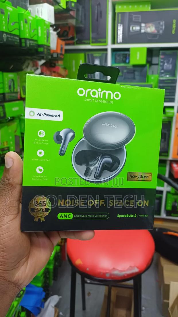 Oraimo Spacebuds 2 52db Anc Deep Bass Earbuds - thumbnail 3