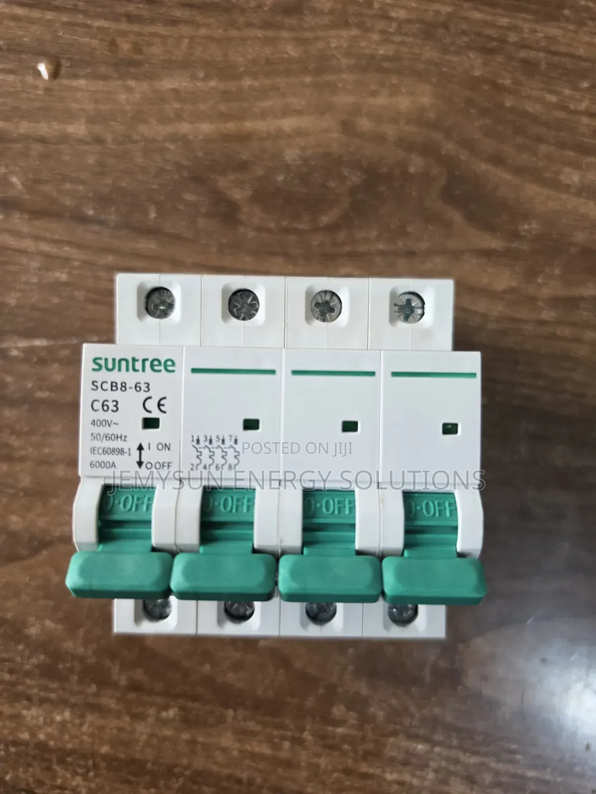 Suntree Scb8-63 C63 4-Pole Ac Circuit Breaker (63a)